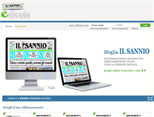 Tablet Screenshot of edicola.ilsannioquotidiano.it